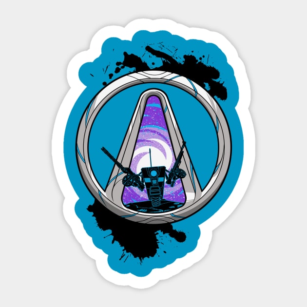 Vault Dominator Sticker by PrismicDesigns